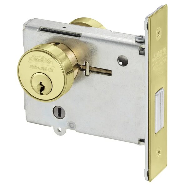 Corbin Russwin Mortise, Classroom, 605 Bright Brass, 2-3/4 Backset, Keyed Random DL4117-605 - main